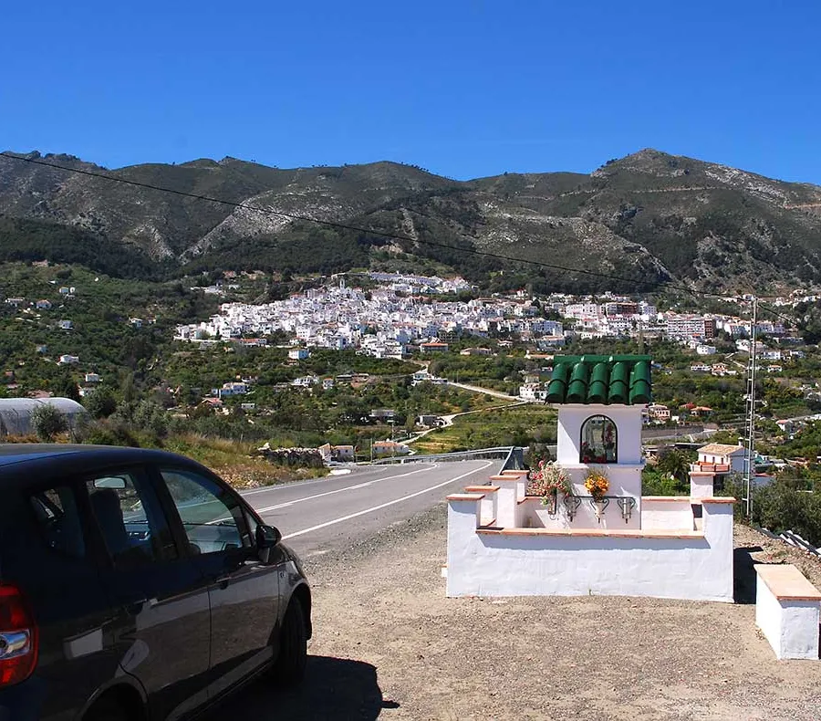 View over the city of Casarabonela